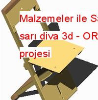 Malzemeler ile Sandalye sarı diva 3d 55.34 KB