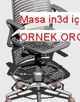 Masa in3d için Sandalye 356.74 KB