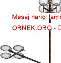 Mesaj harici lamba 32.36 KB