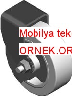 Mobilya tekerlek 3d 25.34 KB