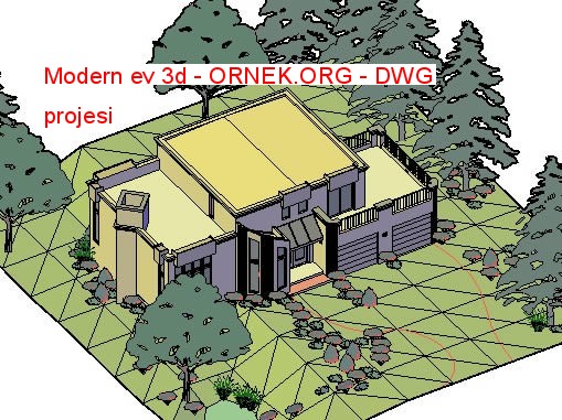 modern house 3d