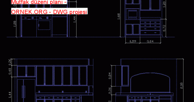 Mutfak düzeni planı 76.63 KB