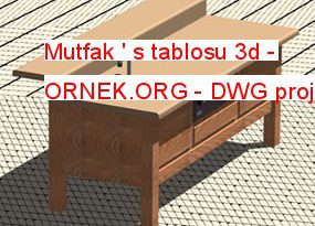 Mutfak &apos; s tablosu 3d 67.81 KB