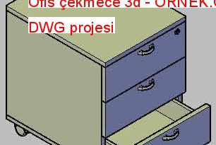 Ofis çekmece 3d 206.66 KB