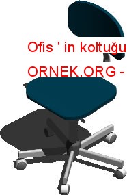 Ofis &apos; in koltuğu 3d 637.93 KB