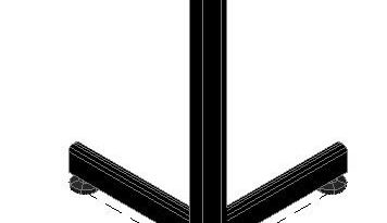 Ortada masa ayakları