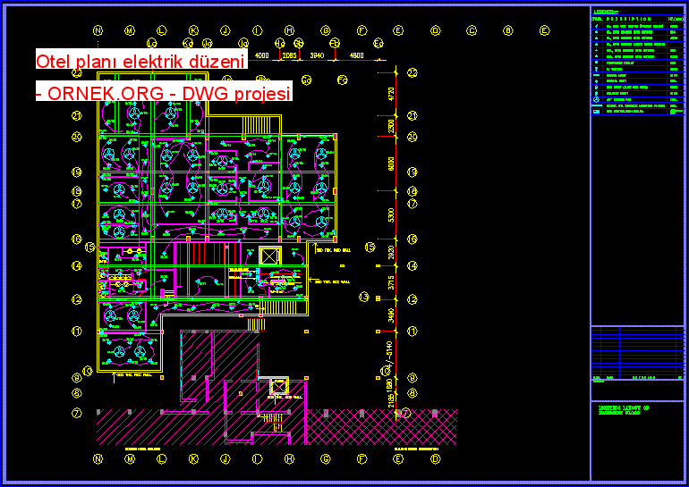 electrical layout hotel