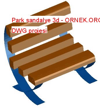 Park sandalye 3d 28.92 KB