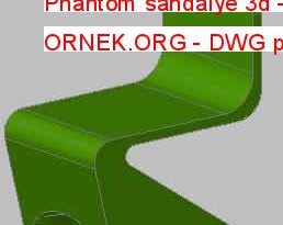 Phantom sandalye 3d 32.75 KB