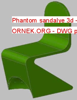 Phantom sandalye 3d 32.75 KB