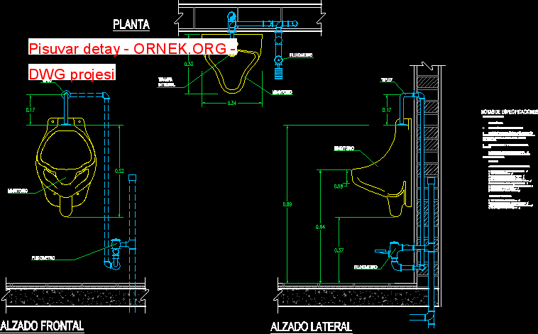 urinal detail