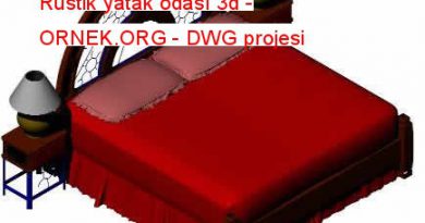 Rustik yatak odası 3d 1.06 MB