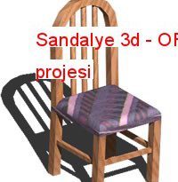 Sandalye 3d 29.23 KB