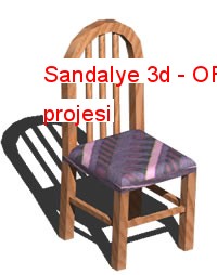Sandalye 3d 29.23 KB