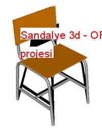 Sandalye 3d 48.56 KB