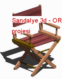 Sandalye 3d 22.85 KB