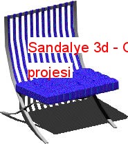 Sandalye 3d 1.59 MB