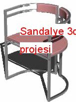 Sandalye 3d 498.50 KB