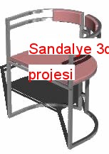 Sandalye 3d 498.50 KB