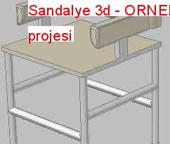 Sandalye 3d 66.51 KB