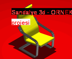 Sandalye 3d 45.99 KB