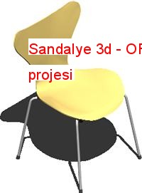 Sandalye 3d 221.08 KB