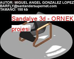Sandalye 3d 150.25 KB