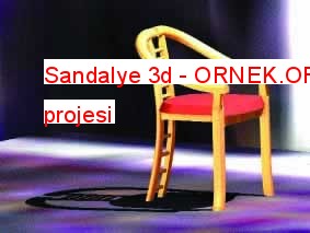 Sandalye 3d 670.55 KB