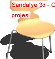 Sandalye 3d 161.43 KB