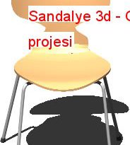 Sandalye 3d 185.54 KB