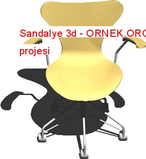 Sandalye 3d 326.98 KB