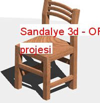 Sandalye 3d 22.39 KB