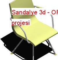 Sandalye 3d 77.90 KB
