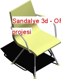Sandalye 3d 77.90 KB