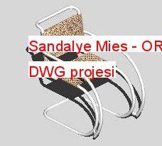 Sandalye Mies 53.40 KB