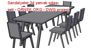 Sandalyeler 3d yemek odası seti 59.29 KB