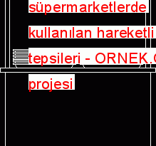 Self servis süpermarketlerde kullanılan hareketli tepsileri 32.34 KB
