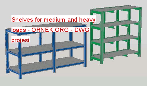 Shelves for medium and heavy loads 1.39 MB
