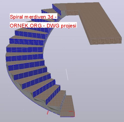 spiral staircase 3d materials