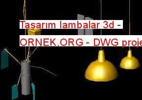 Tasarım lambalar 3d 98.58 KB