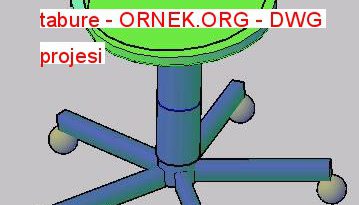 Tekerlekler mm üzerinde tabure 77.12 KB