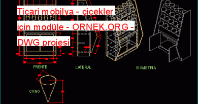 Ticari mobilya - çiçekler için modüle 45.86 KB