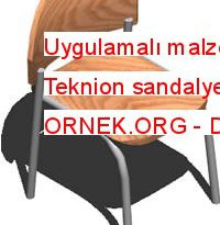Uygulamalı malzemeler ile Teknion sandalye 3d 38.02 KB