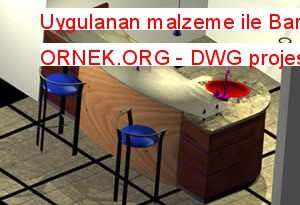 Uygulanan malzeme ile Bar 3d 724.67 KB