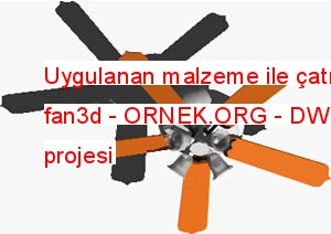 Uygulanan malzeme ile çatı fan3d 144.00 KB