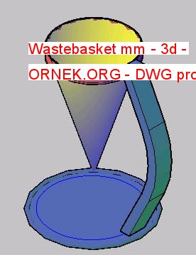 Wastebasket mm - 3d 25.39 KB