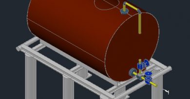 fuel tank for 3d