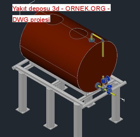 fuel tank for 3d