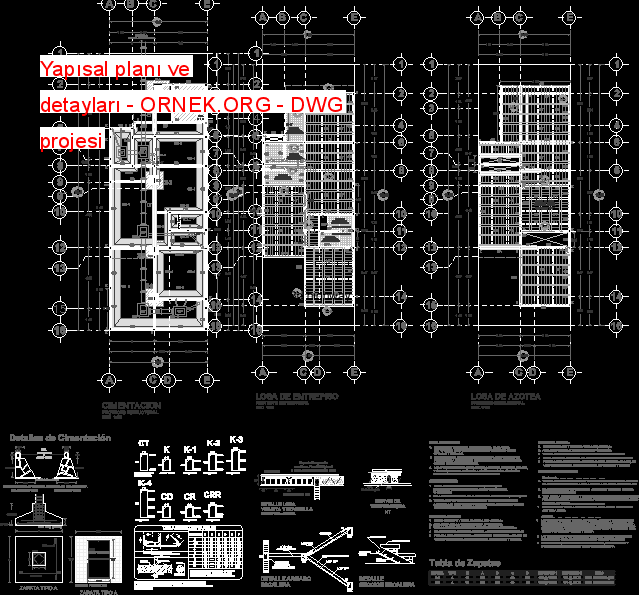 structural plan and details