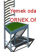 Yemek odası 3d Sandalye 15.15 KB